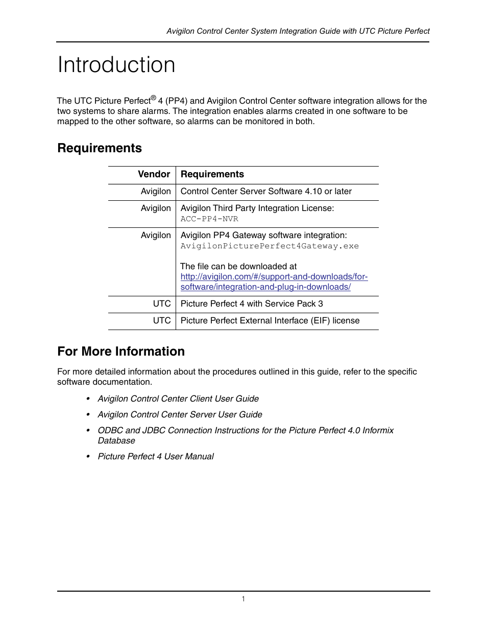 Avigilon Picture Perfect 4 Integration User Manual | Page 4 / 13