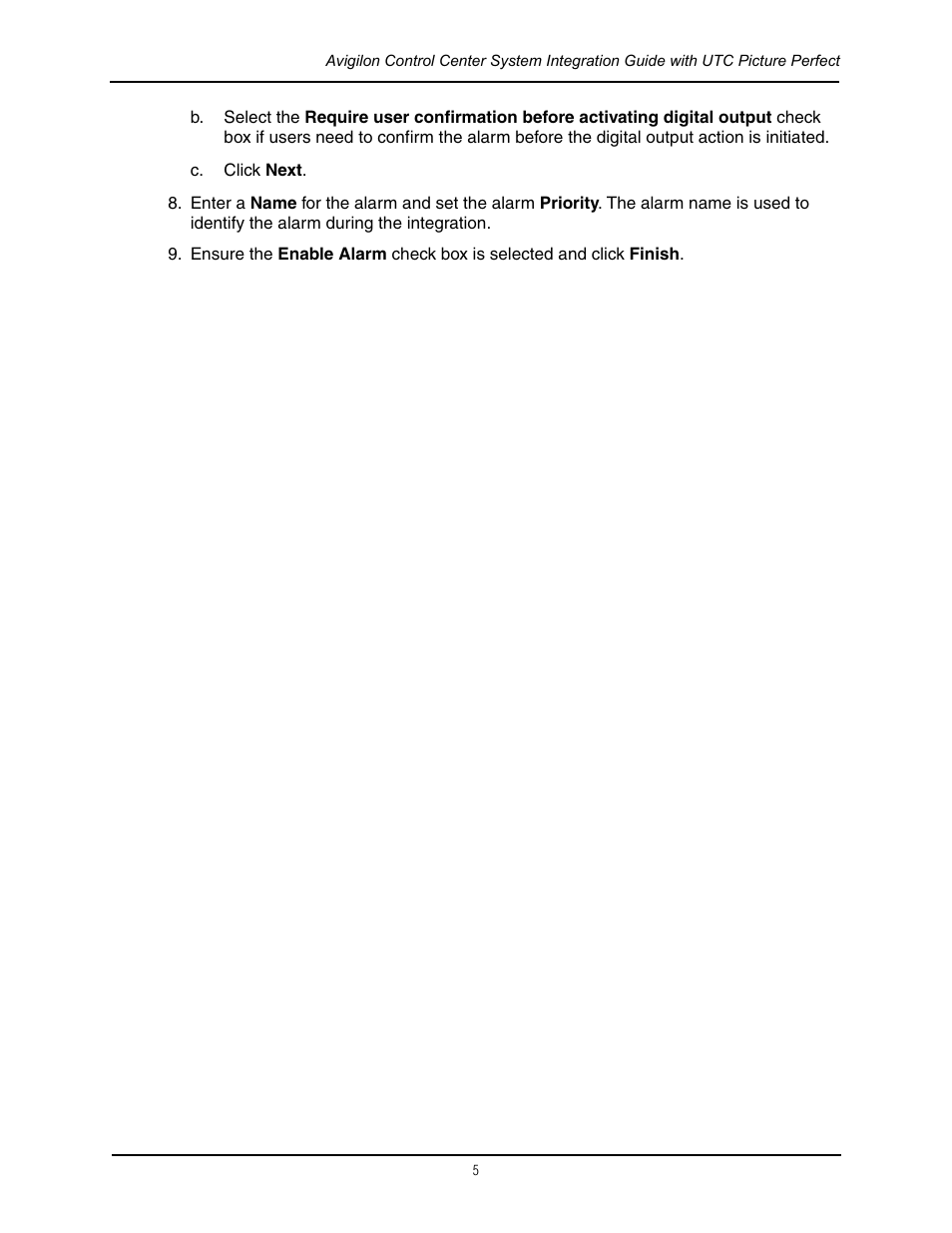 Avigilon Picture Perfect 4 Integration User Manual | Page 8 / 13