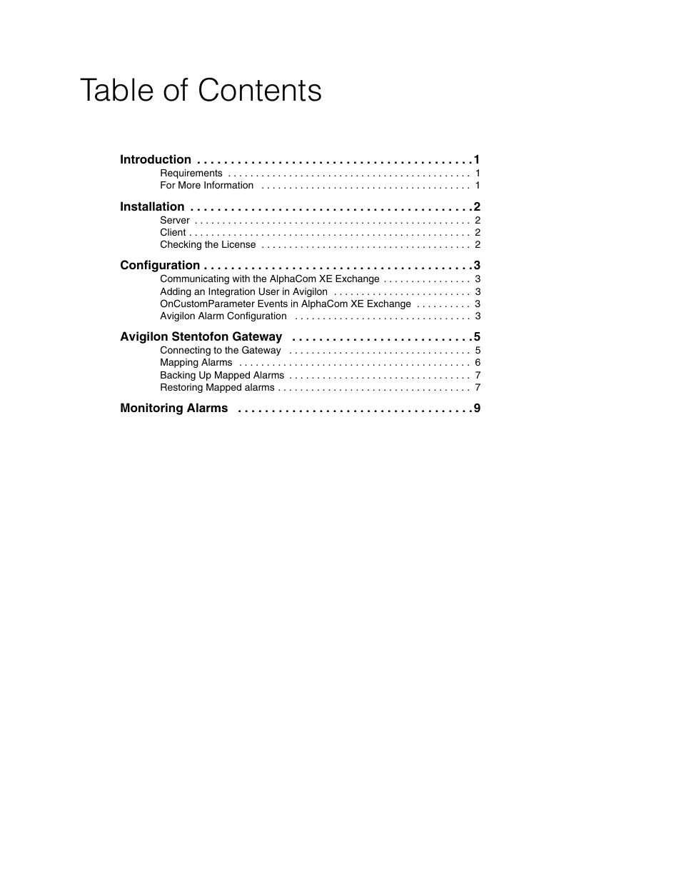 Avigilon Stentofon AlphaCom XE Integration User Manual | Page 3 / 12
