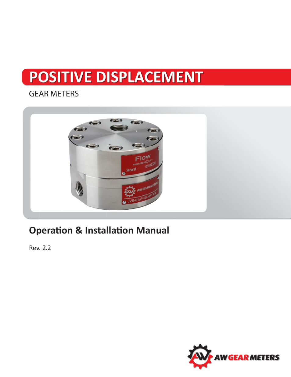 AW Gear Meters GEAR METERS User Manual | 16 pages