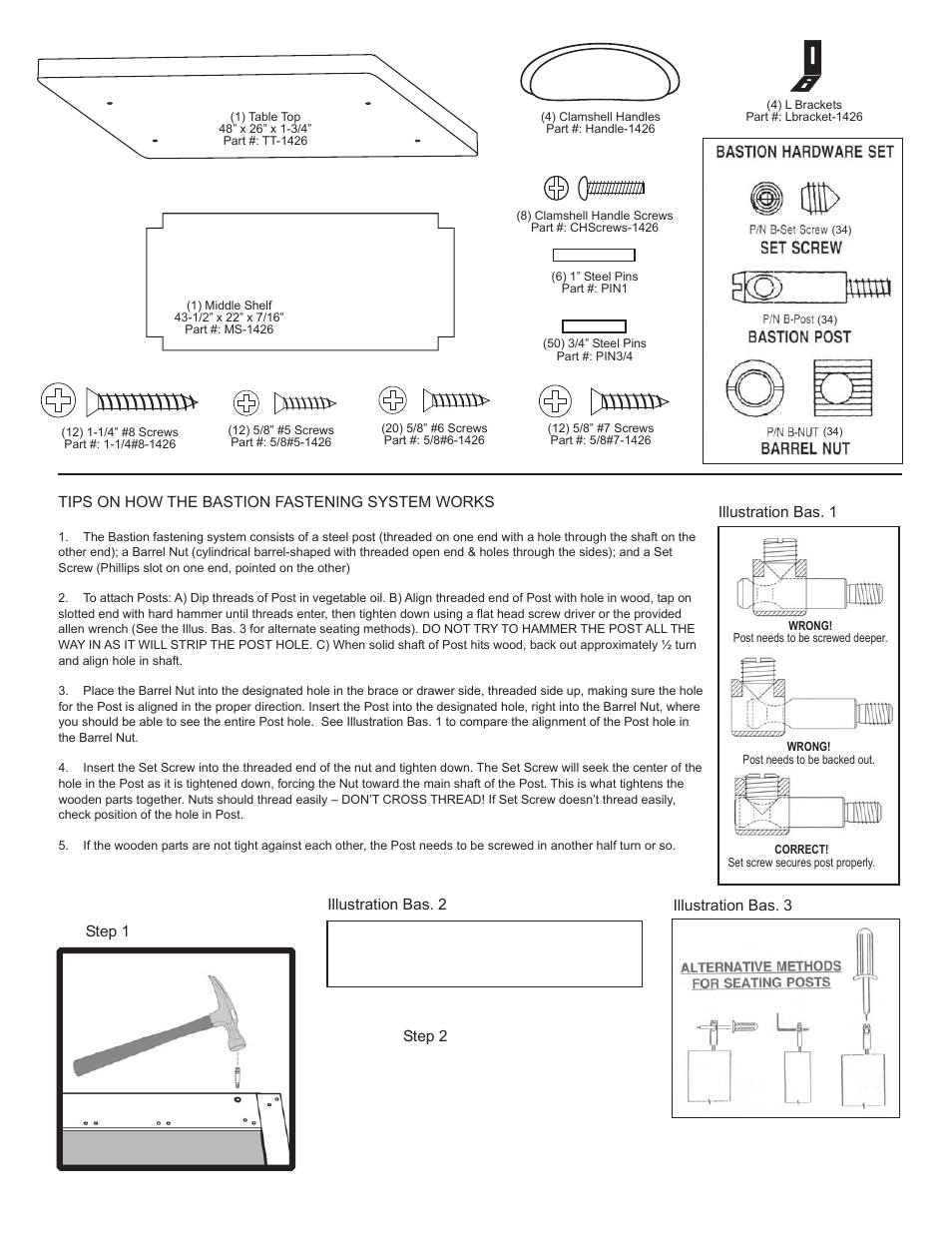Catskill Craftsmen 1426 User Manual | Page 3 / 13