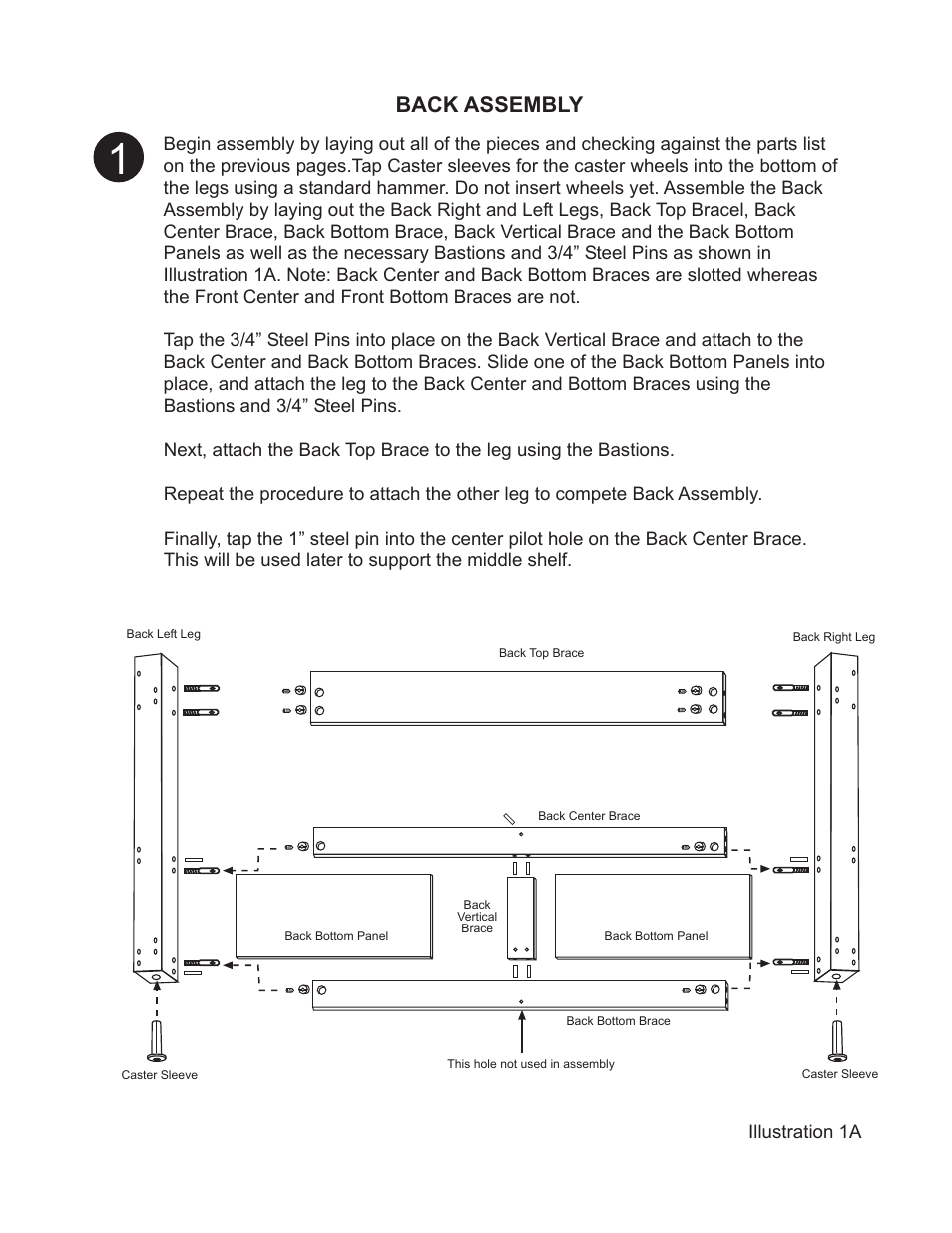 Back assembly | Catskill Craftsmen 1426 User Manual | Page 4 / 13