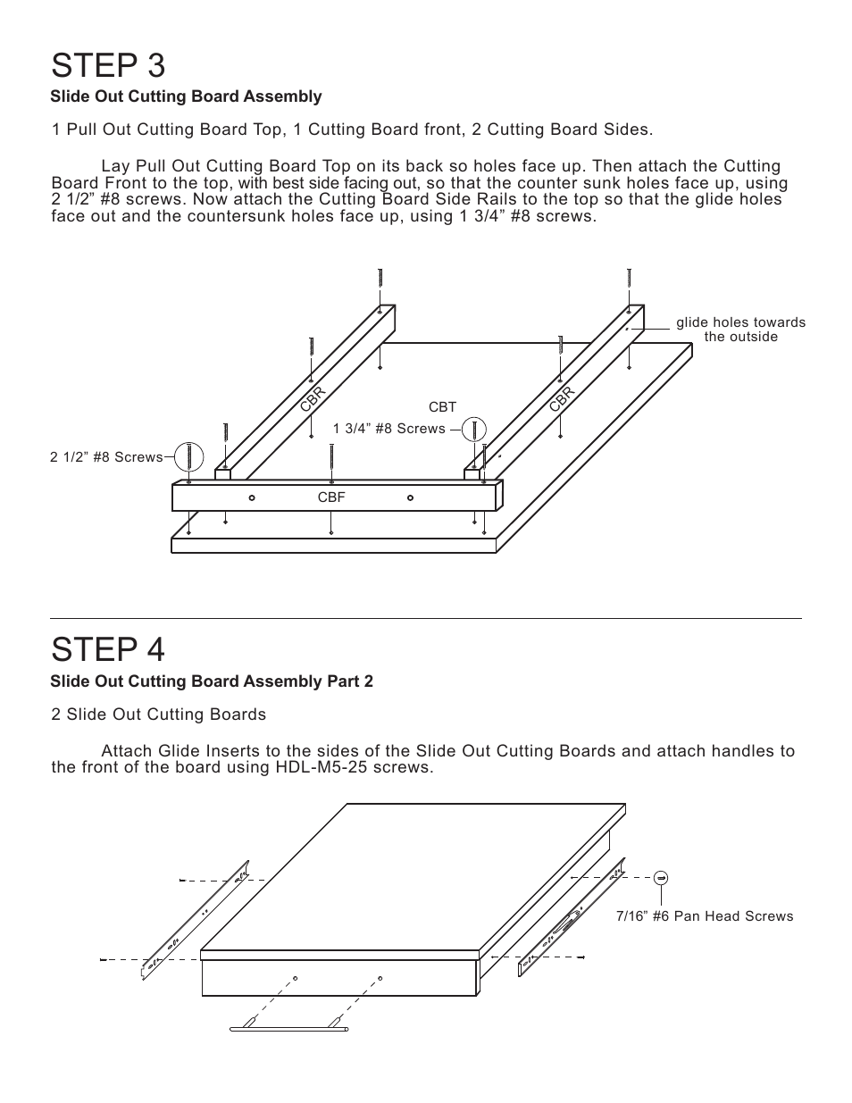 Step 3, Step 4 | Catskill Craftsmen 1481 User Manual | Page 7 / 16