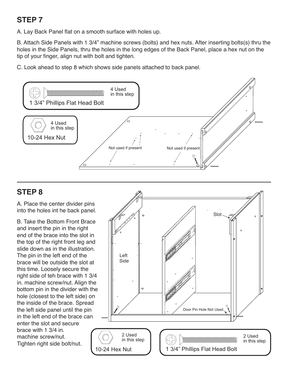 Step 7, Step 8 | Catskill Craftsmen 1521 User Manual | Page 11 / 16