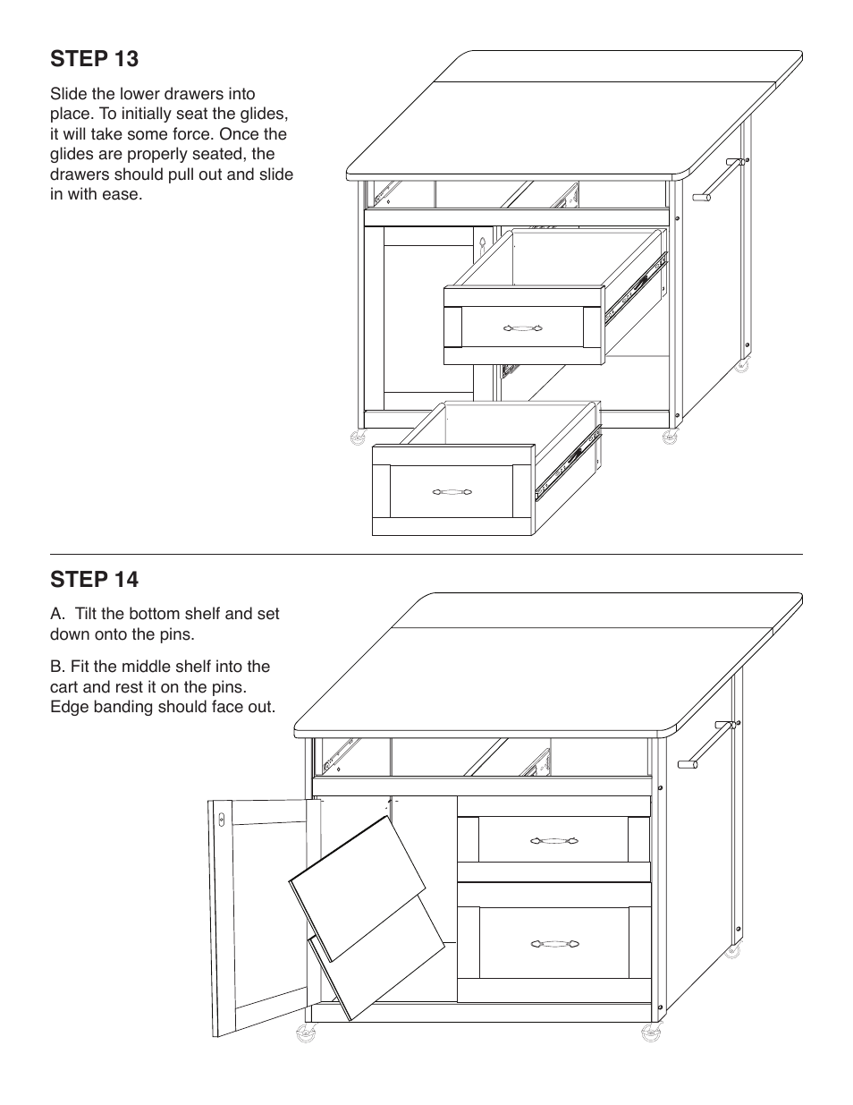 Step 13, Step 14 | Catskill Craftsmen 1521 User Manual | Page 14 / 16