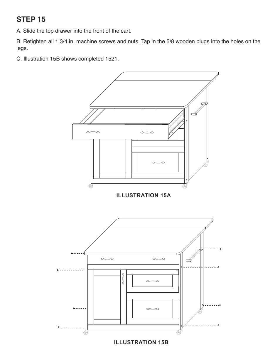 Step 15 | Catskill Craftsmen 1521 User Manual | Page 15 / 16