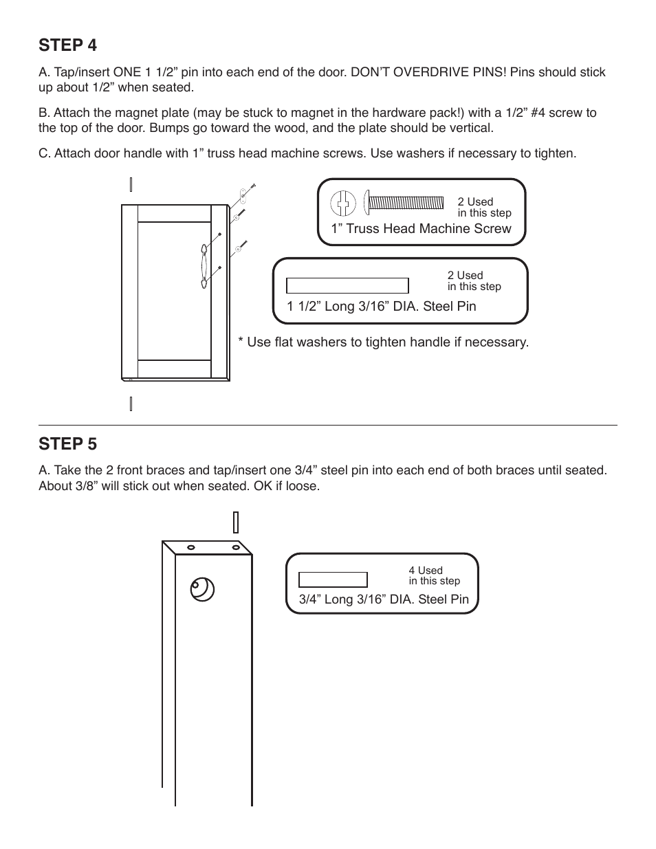 Step 4, Step 5 | Catskill Craftsmen 1521 User Manual | Page 9 / 16