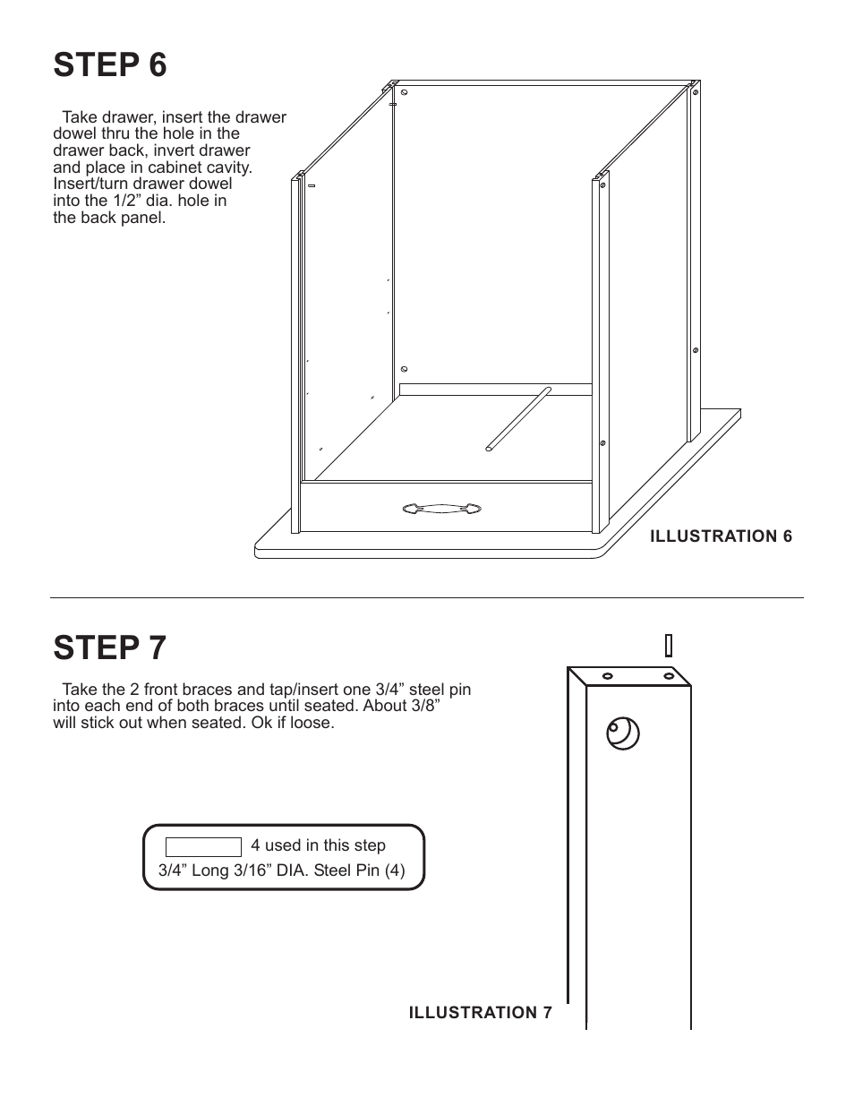 Step 6, Step 7 | Catskill Craftsmen 1536 User Manual | Page 7 / 12