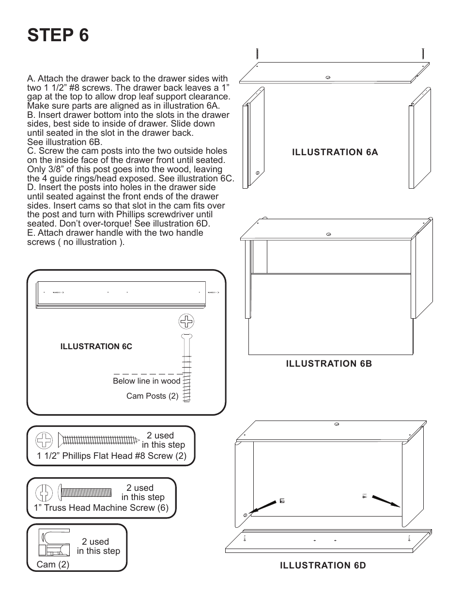 Step 6 | Catskill Craftsmen 1537 User Manual | Page 7 / 13