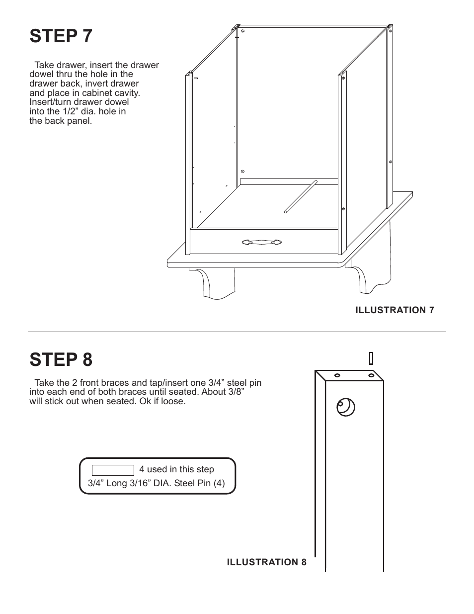 Step 7, Step 8 | Catskill Craftsmen 1537 User Manual | Page 8 / 13