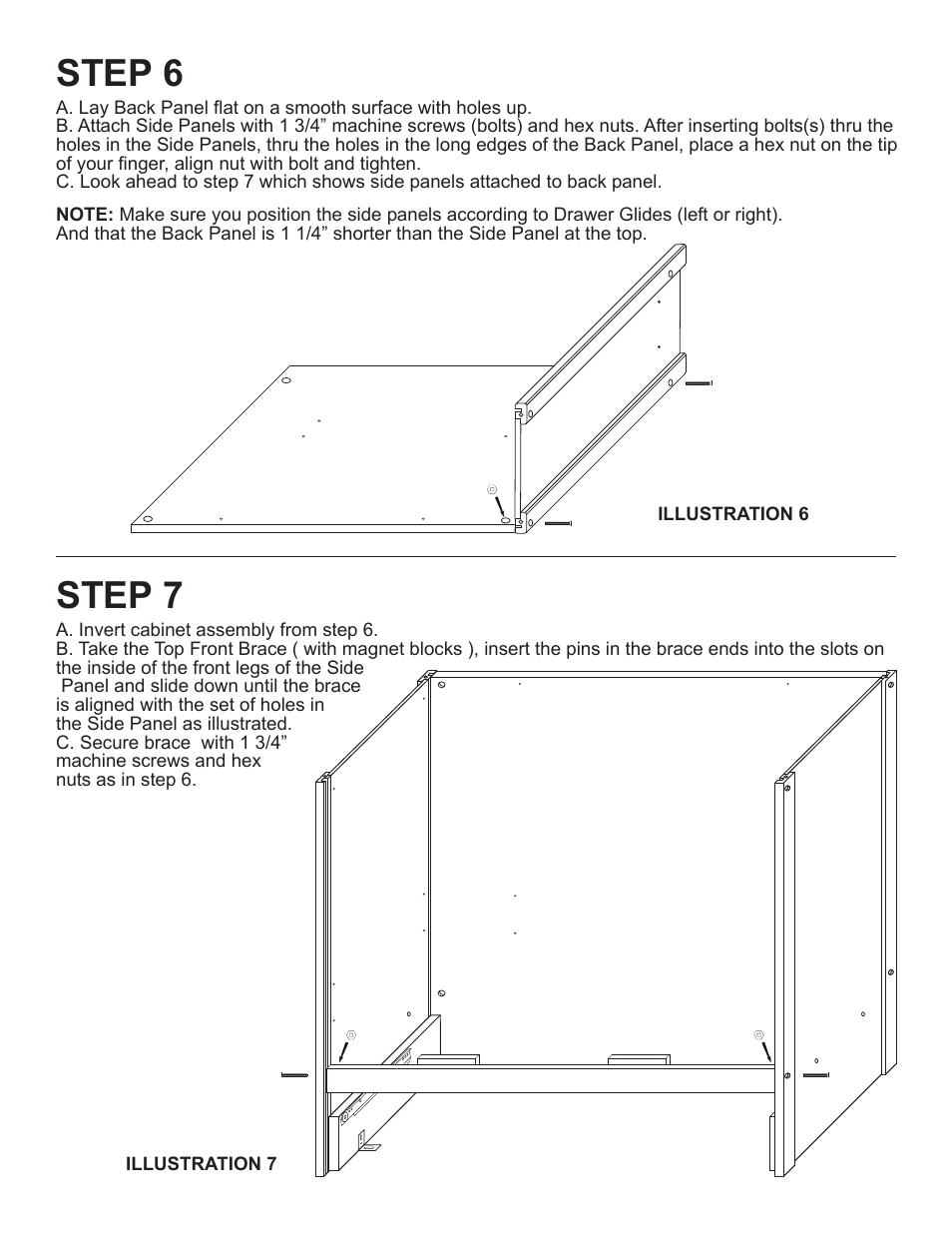 Step 6, Step 7 | Catskill Craftsmen 1538 User Manual | Page 7 / 14