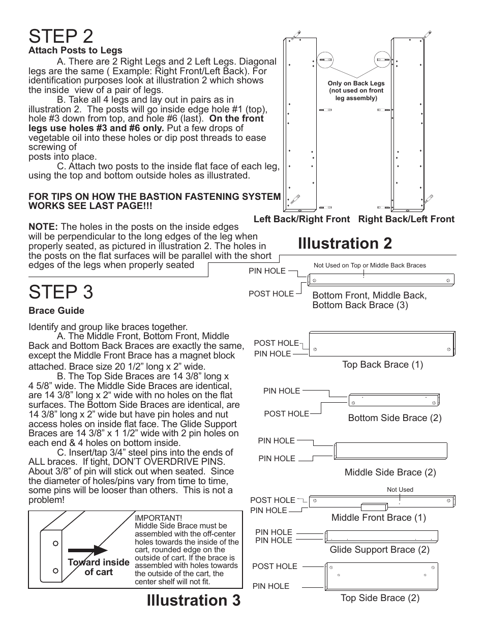 Step 2, Step 3, Illustration 2 | Illustration 3 | Catskill Craftsmen 1544 User Manual | Page 5 / 14