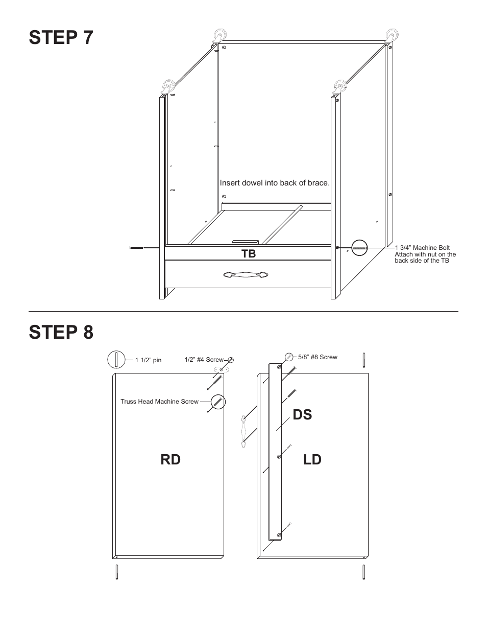 Step 7, Step 8, Rd ld | Catskill Craftsmen 1563 User Manual | Page 7 / 12