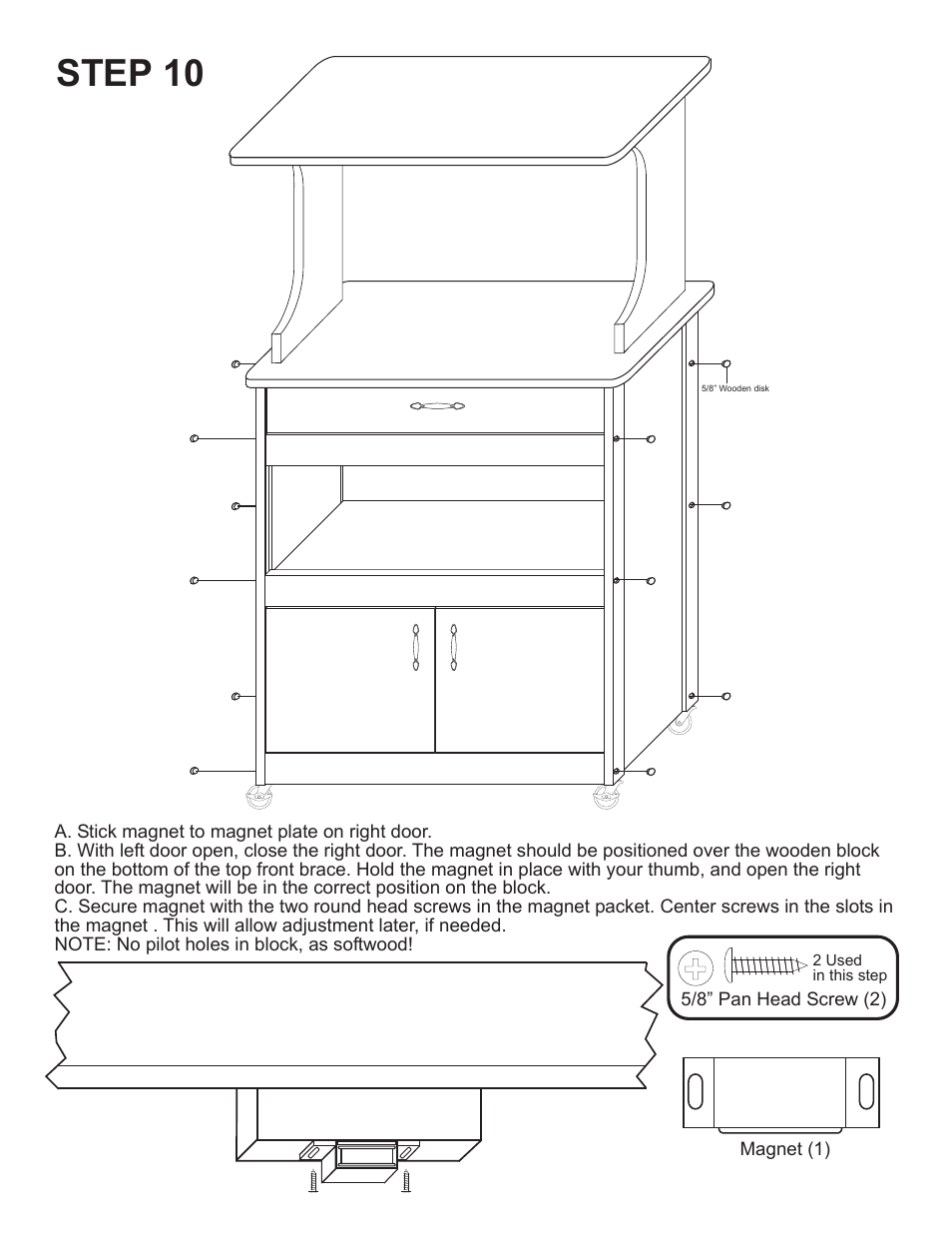 Step 10 | Catskill Craftsmen 1576 User Manual | Page 13 / 14