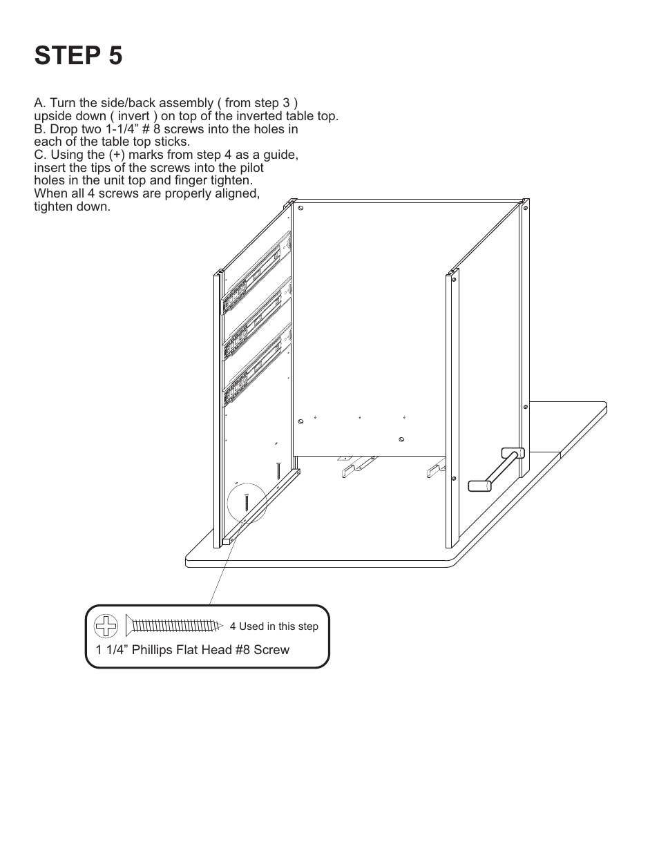 Step 5 | Catskill Craftsmen 1580 User Manual | Page 7 / 14