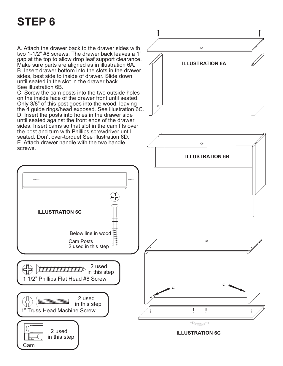 Step 6 | Catskill Craftsmen 1580 User Manual | Page 8 / 14