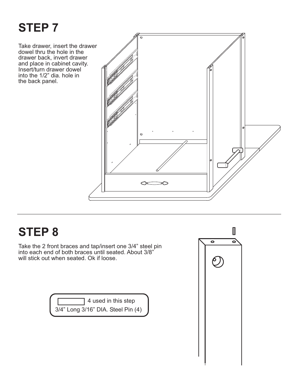 Step 7, Step 8 | Catskill Craftsmen 1580 User Manual | Page 9 / 14