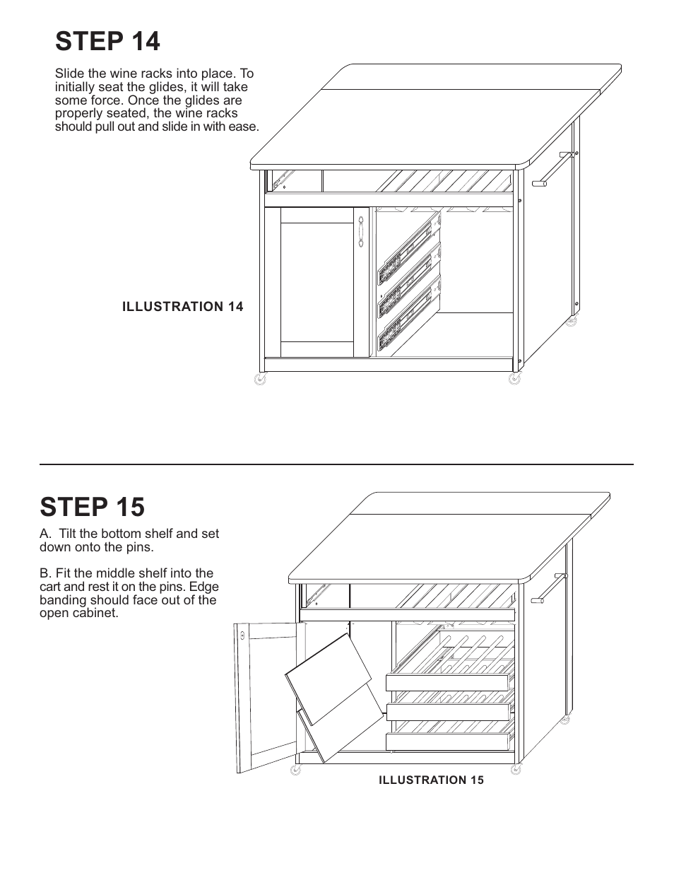 Step 15, Step 14 | Catskill Craftsmen 1582 User Manual | Page 15 / 17