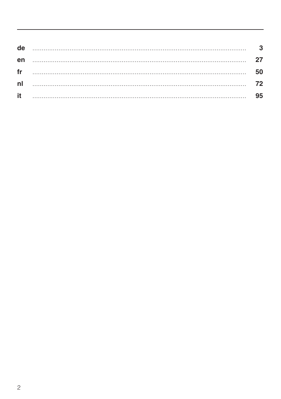 Miele HS15 User Manual | Page 2 / 124