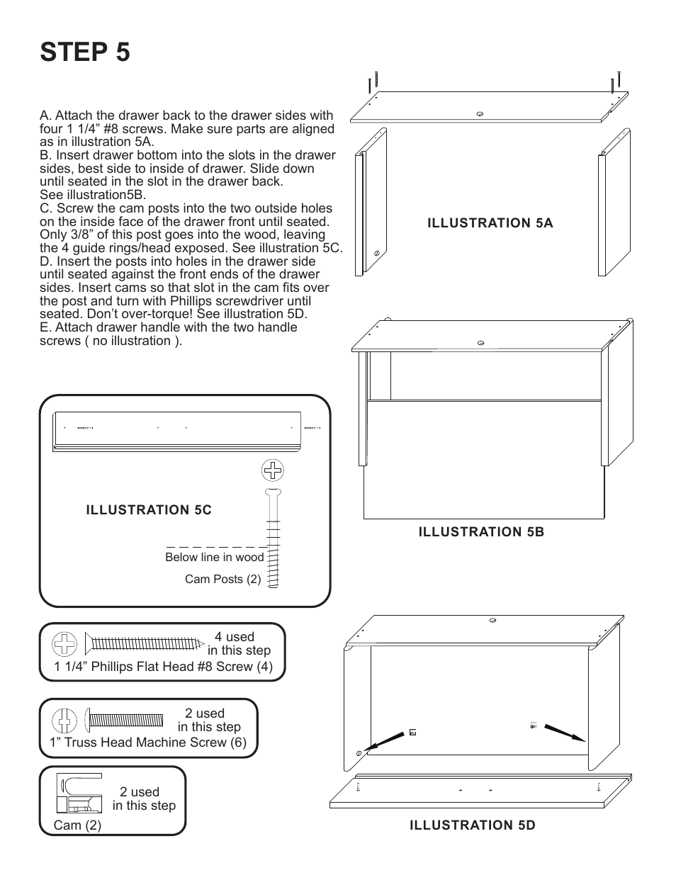 Step 5 | Catskill Craftsmen 1526 User Manual | Page 7 / 13