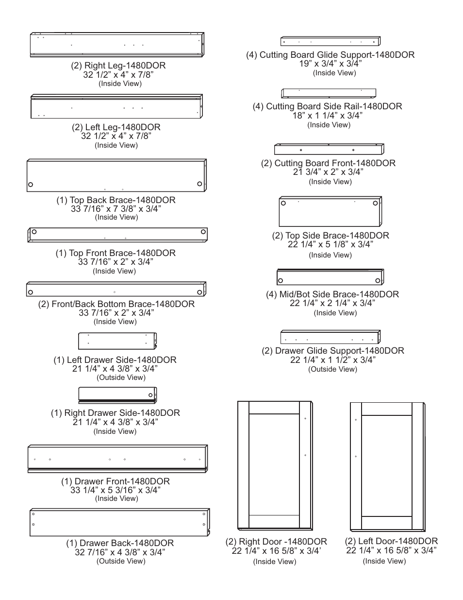 Catskill Craftsmen 1480DOR User Manual | Page 3 / 17