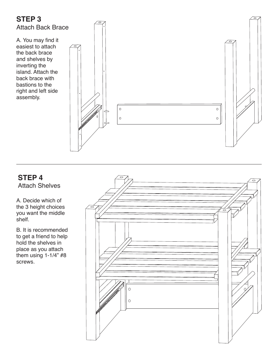 Step 3, Step 4 | Catskill Craftsmen 1476 User Manual | Page 7 / 13