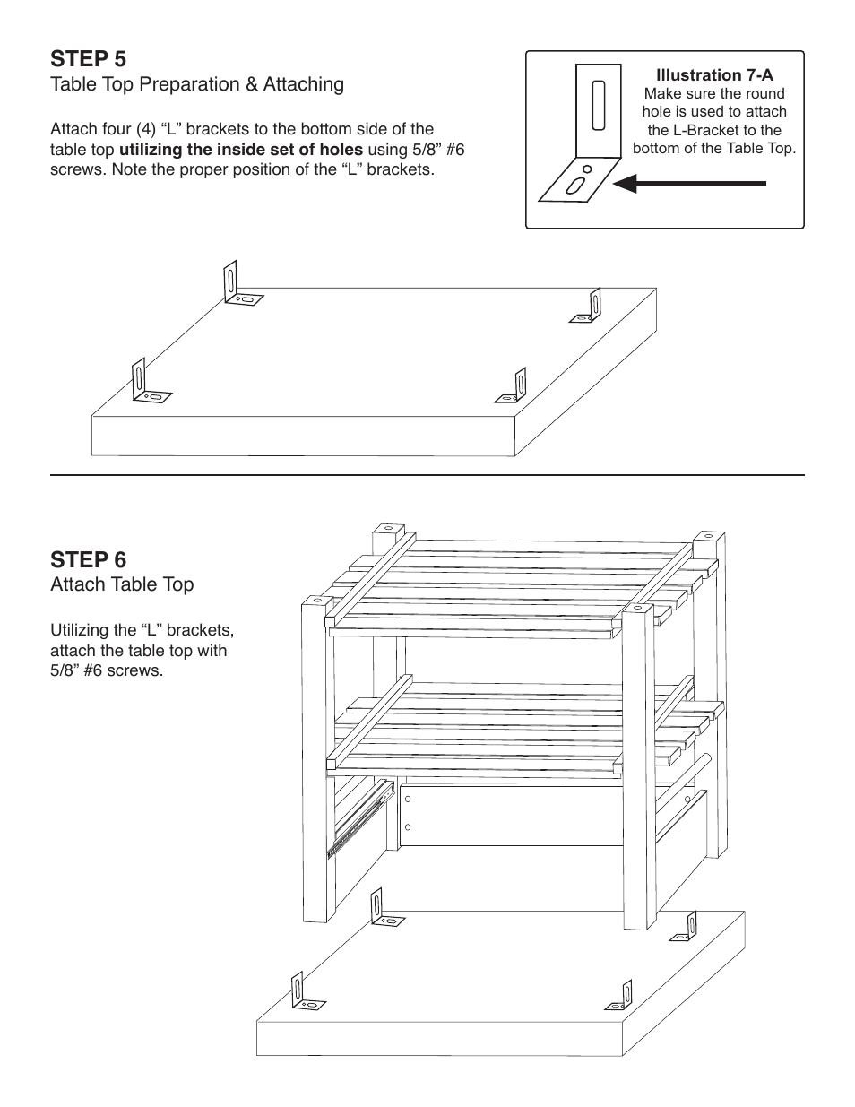 Step 5, Step 6 | Catskill Craftsmen 1470 User Manual | Page 8 / 12
