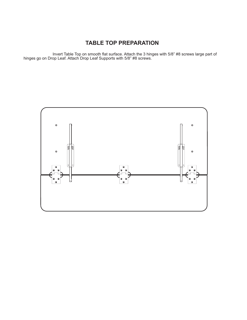 Table top preparation | Catskill Craftsmen 1428 User Manual | Page 12 / 15