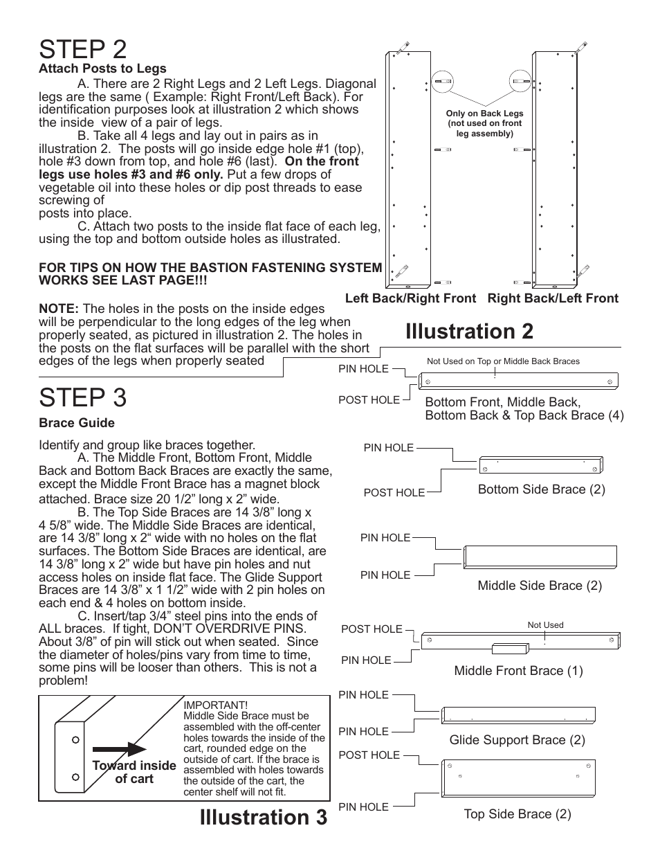 Step 2, Step 3, Illustration 2 | Illustration 3 | Catskill Craftsmen 15445 User Manual | Page 5 / 14
