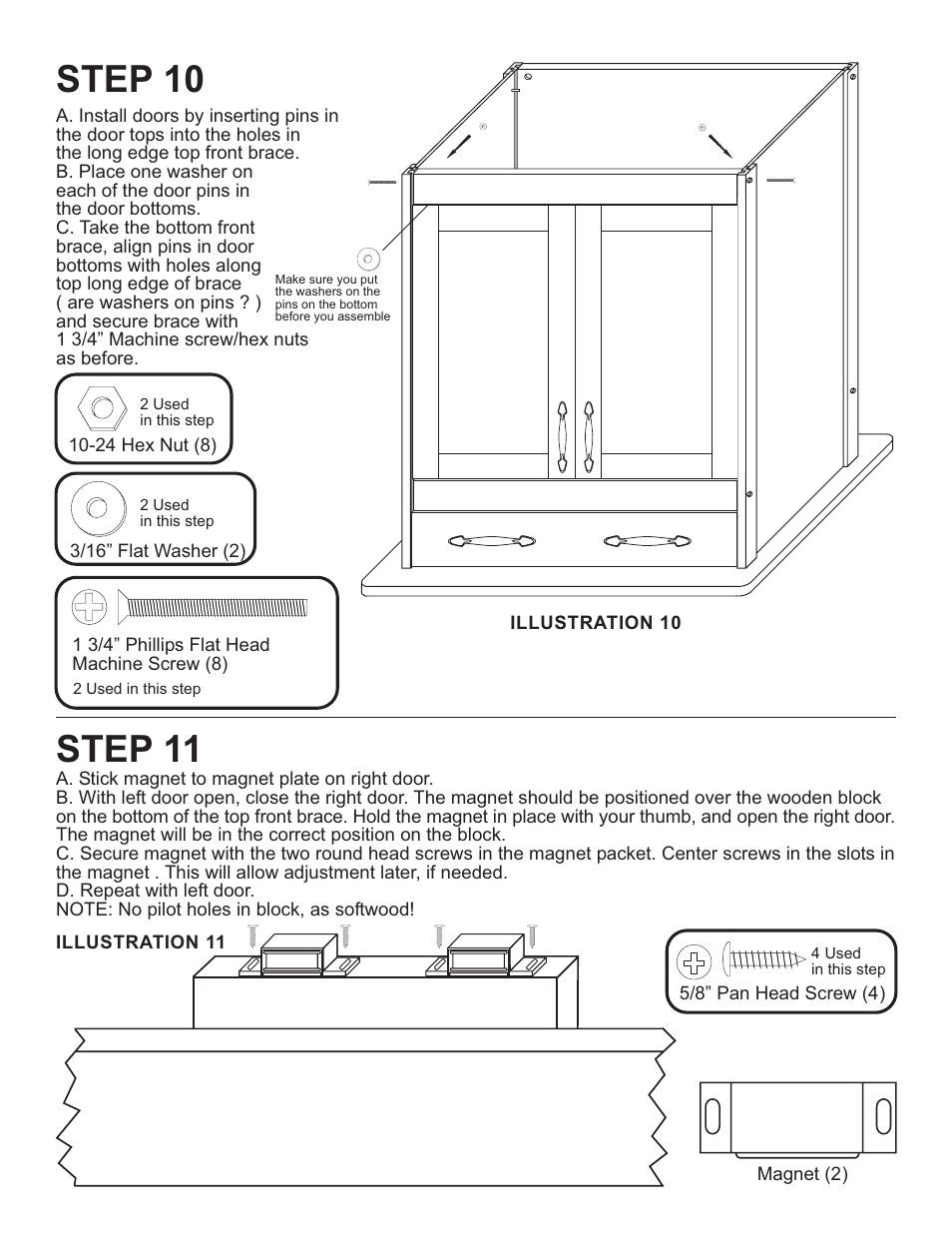 Step 11, Step 10 | Catskill Craftsmen 43017 User Manual | Page 10 / 13