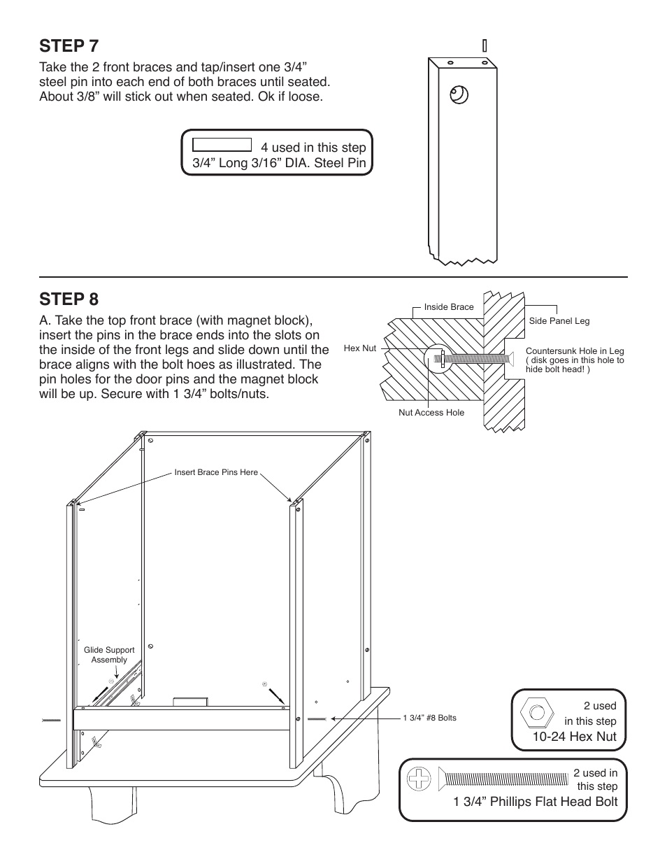 Step 7, Step 8 | Catskill Craftsmen 51526 User Manual | Page 9 / 13
