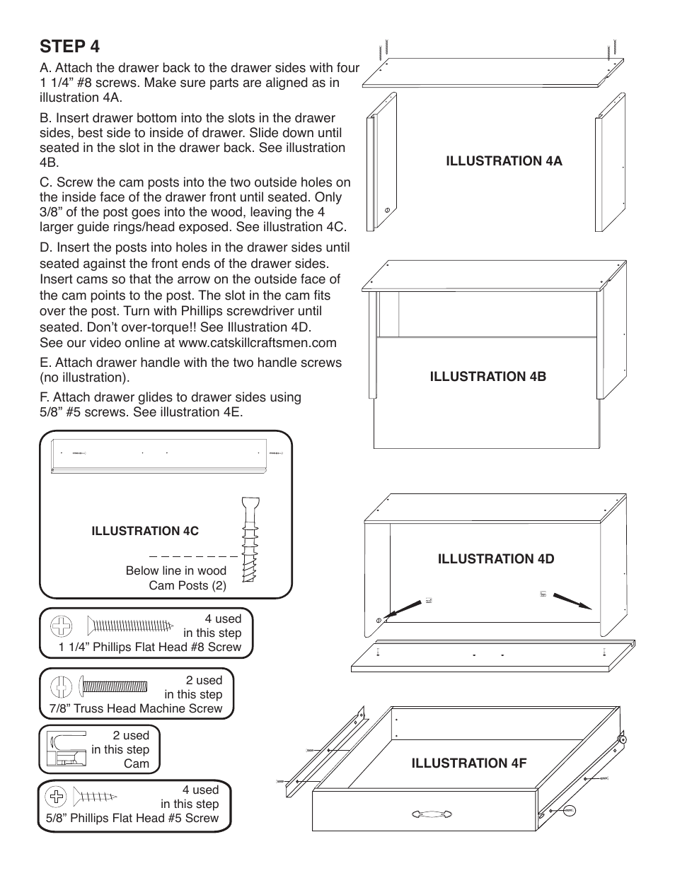 Step 4 | Catskill Craftsmen 51527 User Manual | Page 6 / 11