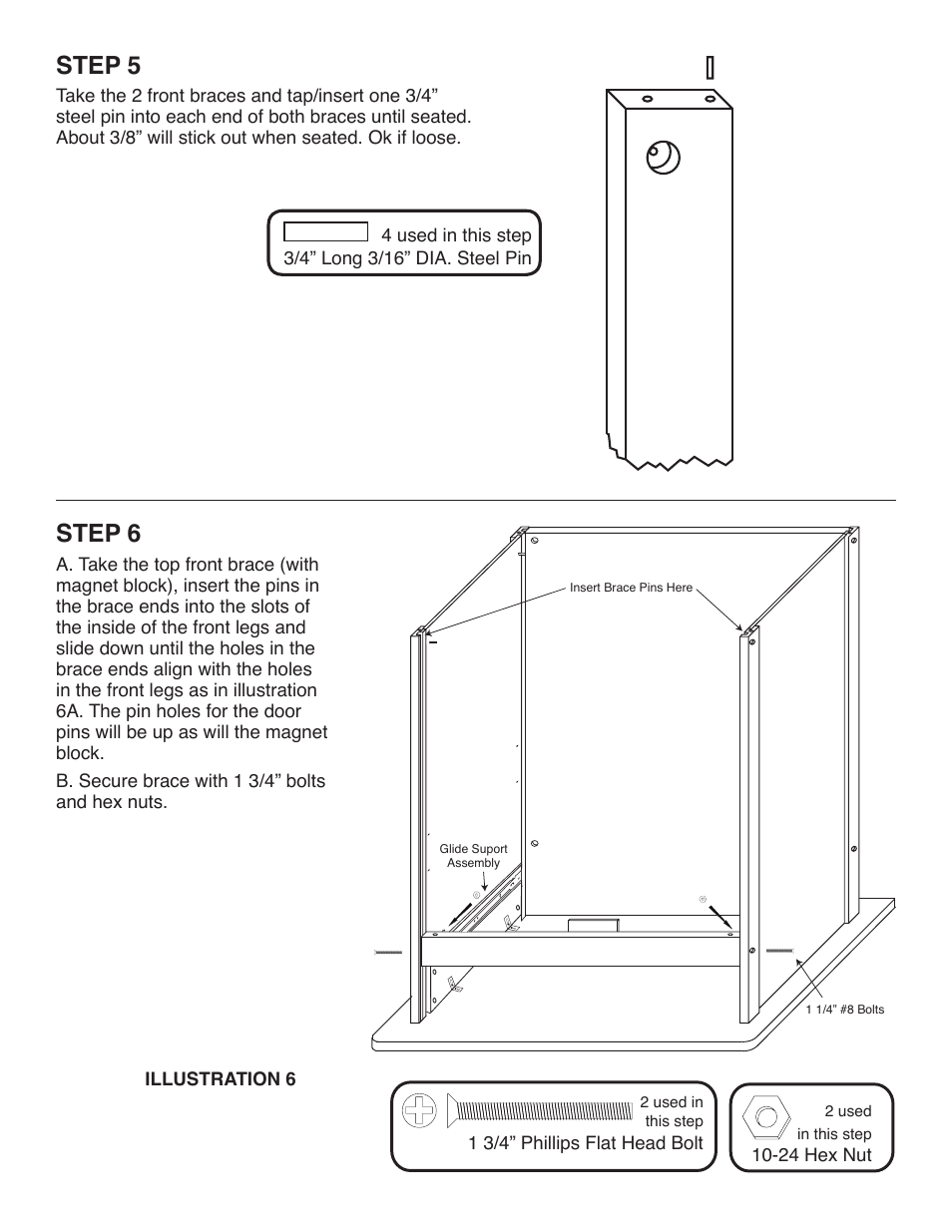 Step 5, Step 6 | Catskill Craftsmen 51527 User Manual | Page 7 / 11