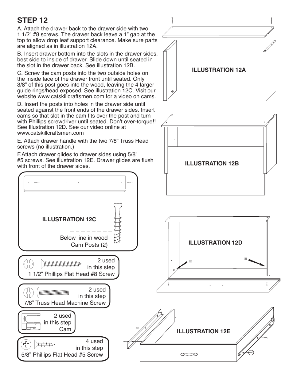 Step 12 | Catskill Craftsmen 51533 User Manual | Page 9 / 11