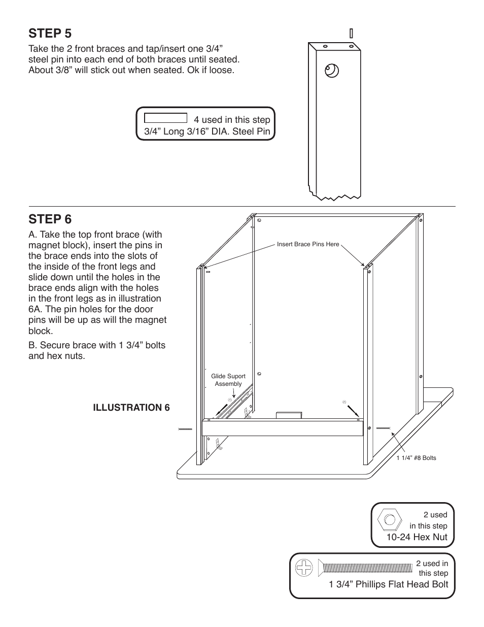 Step 5, Step 6 | Catskill Craftsmen 51536 User Manual | Page 7 / 11