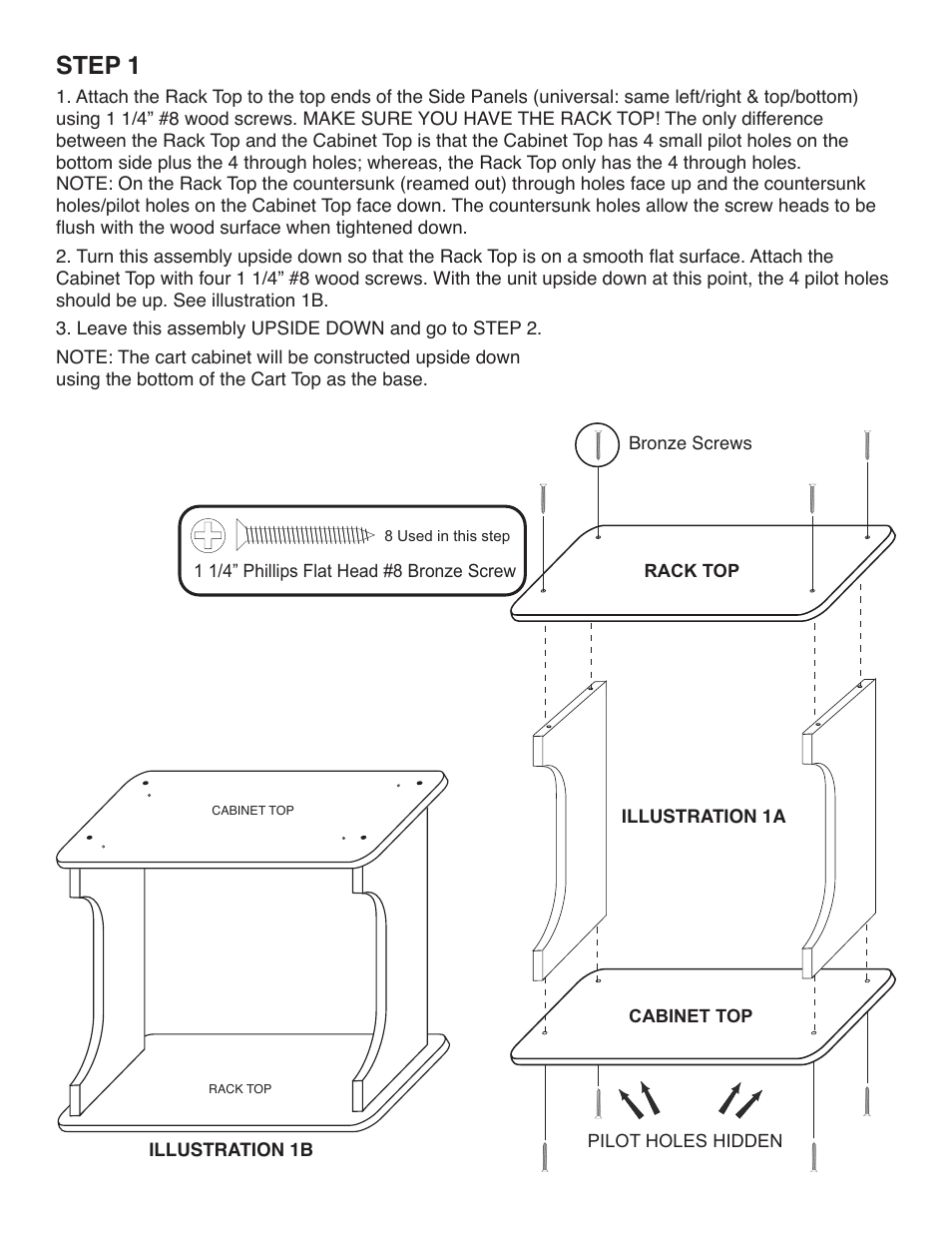 Step 1 | Catskill Craftsmen 51537 User Manual | Page 4 / 12