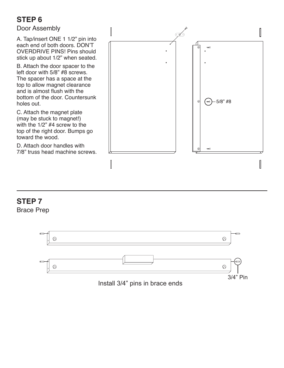Step 6, Step 7 | Catskill Craftsmen 51537 User Manual | Page 8 / 12