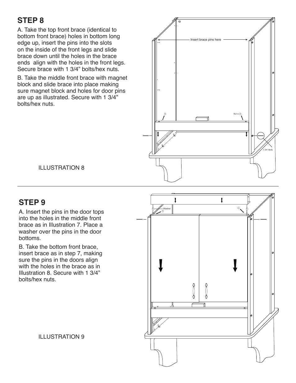 Step 8, Step 9 | Catskill Craftsmen 51537 User Manual | Page 9 / 12