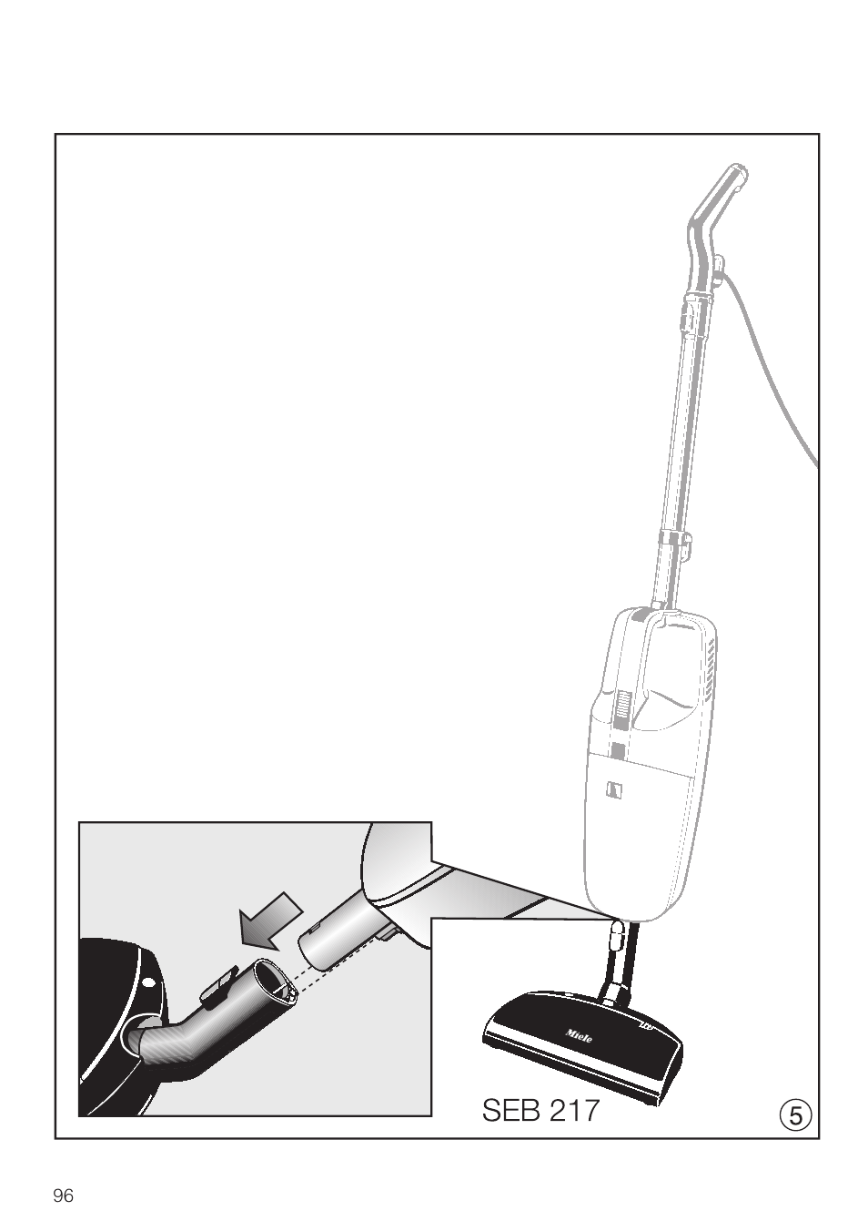 Miele SEB 216 User Manual | Page 96 / 100