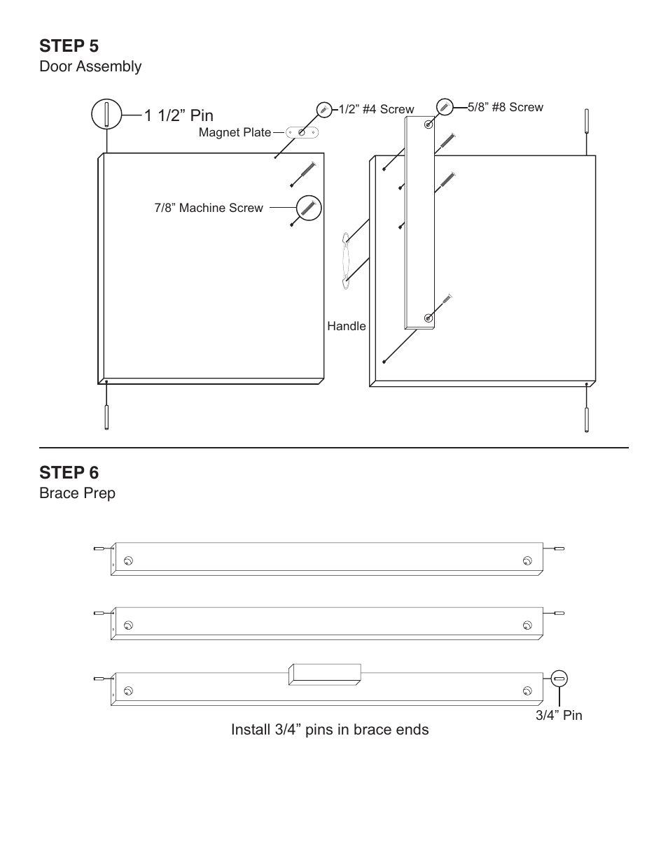 Step 5, Step 6 | Catskill Craftsmen 51575 User Manual | Page 7 / 11