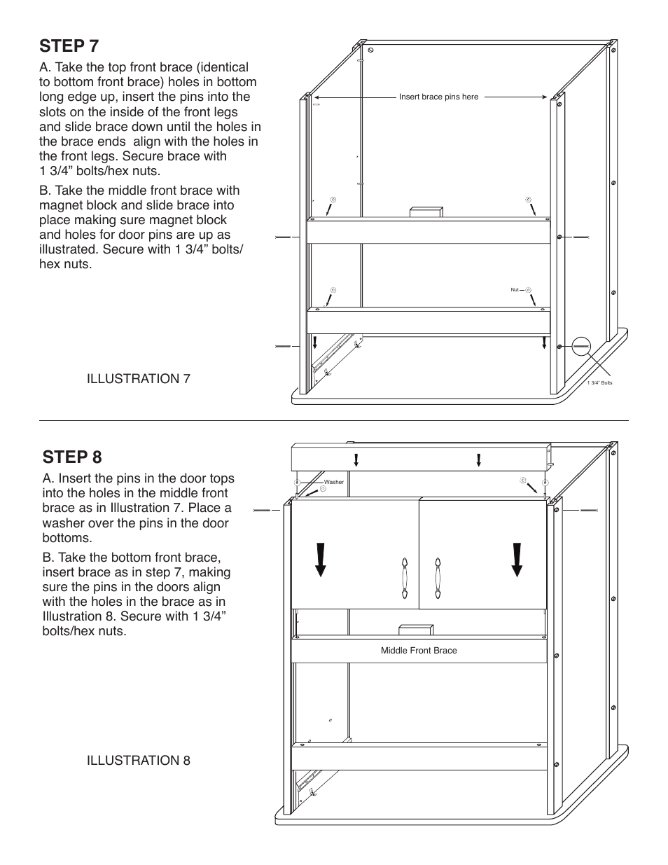 Step 7, Step 8 | Catskill Craftsmen 51575 User Manual | Page 8 / 11