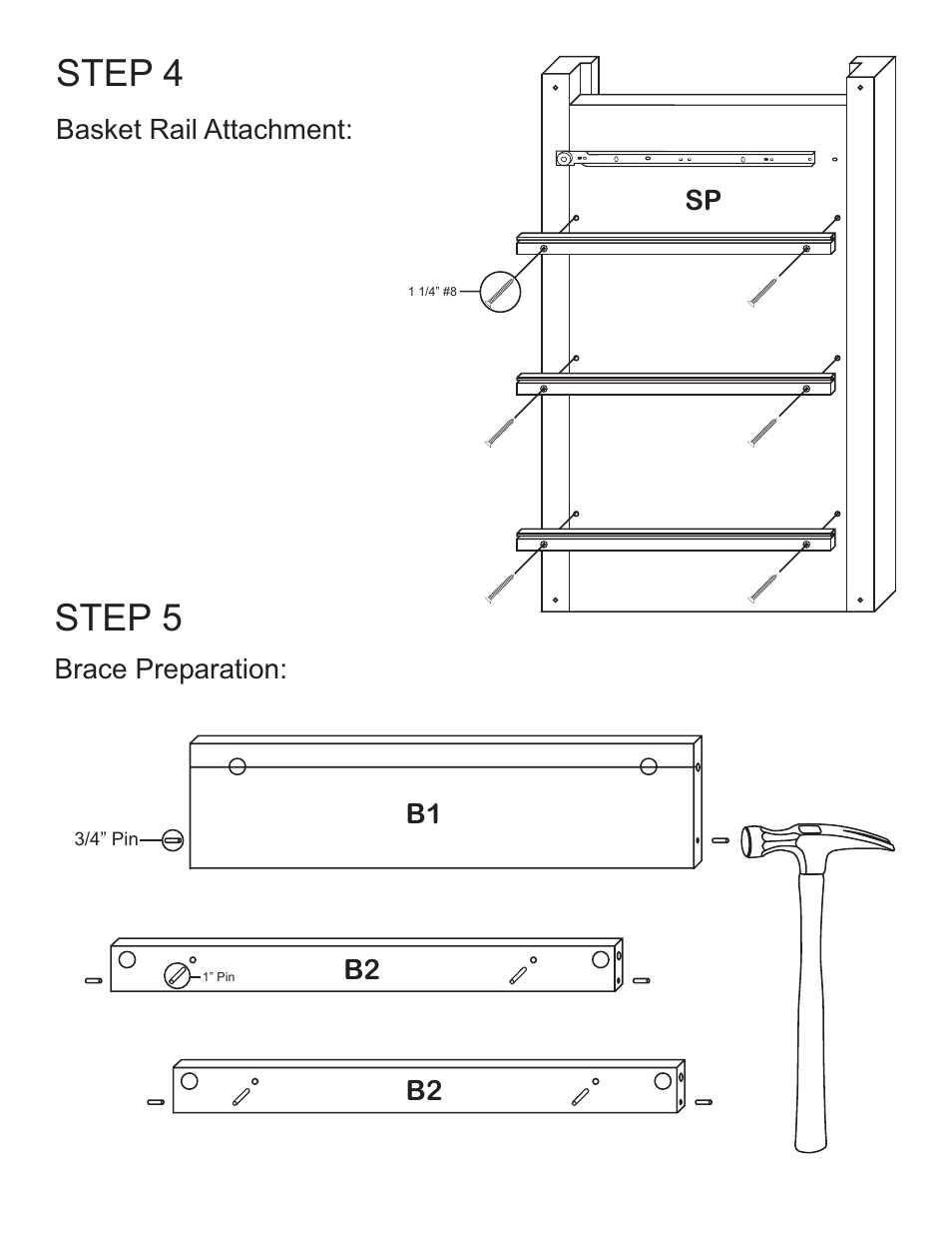 Step 5, Step 4 | Catskill Craftsmen 7226 User Manual | Page 7 / 12
