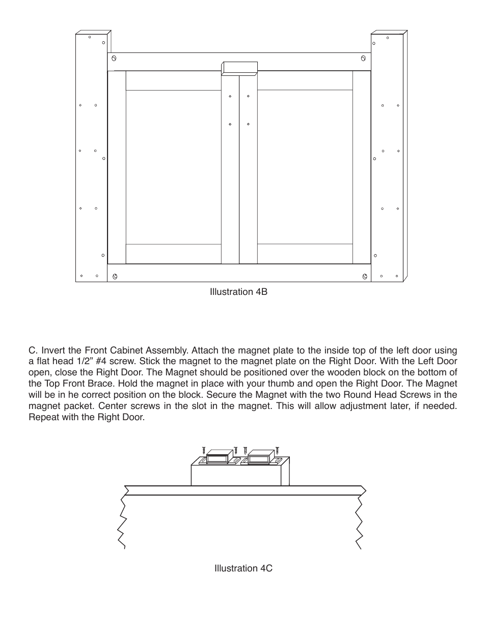 Top front brace bottom front brace | Catskill Craftsmen 64024 User Manual | Page 8 / 16