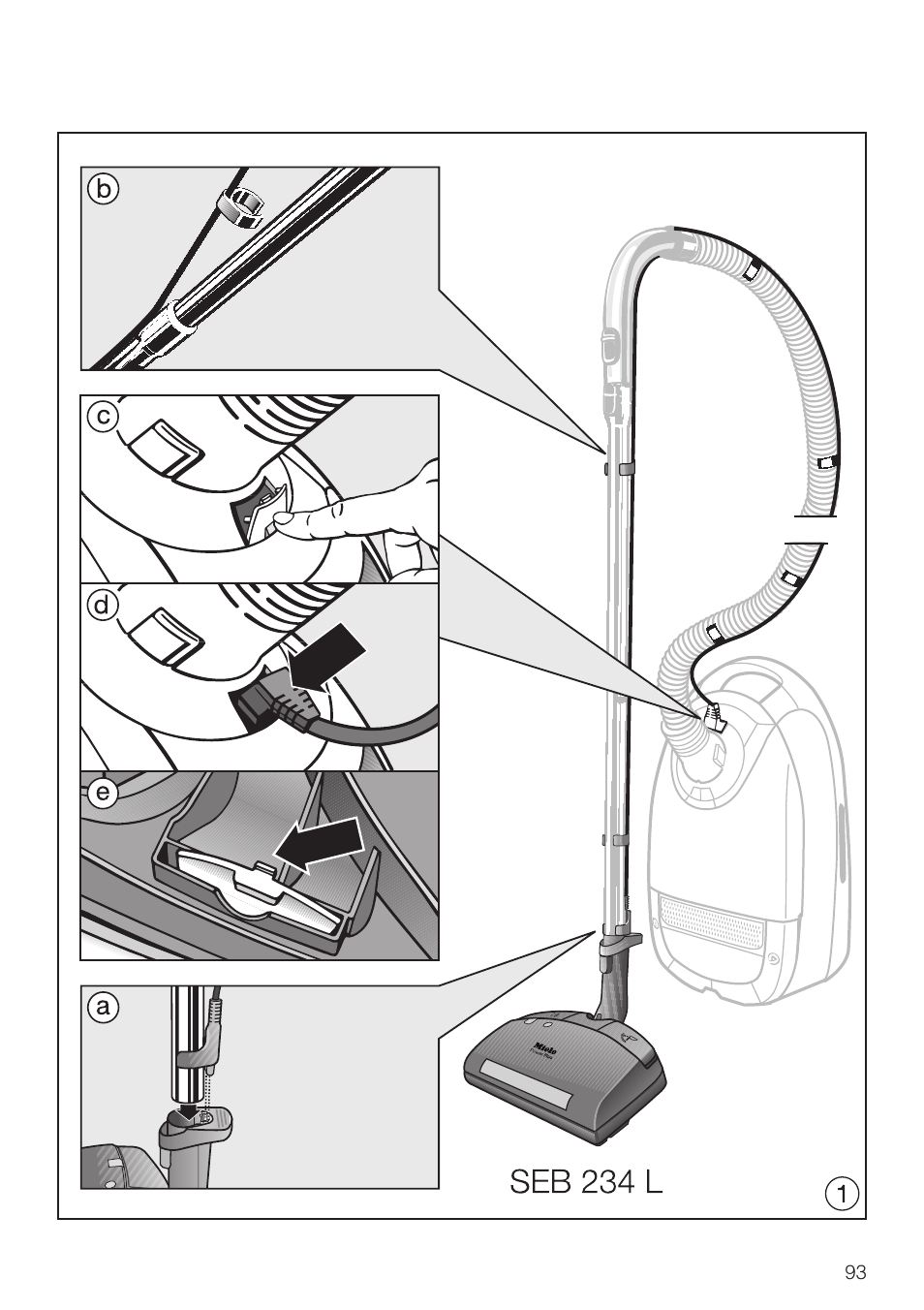 Miele SEB 234 L User Manual | Page 93 / 100
