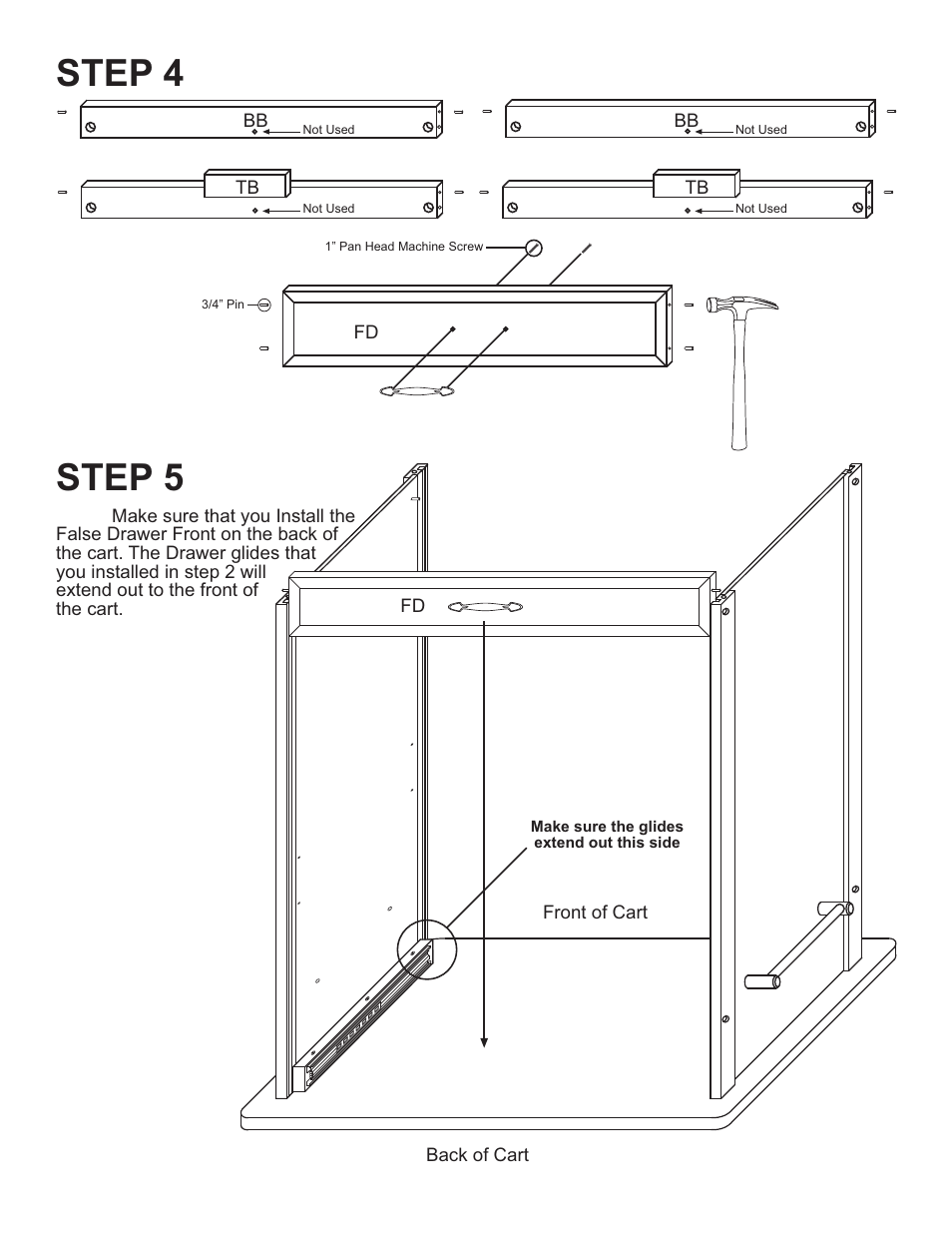 Step 4 step 5 | Catskill Craftsmen 63036 User Manual | Page 6 / 14