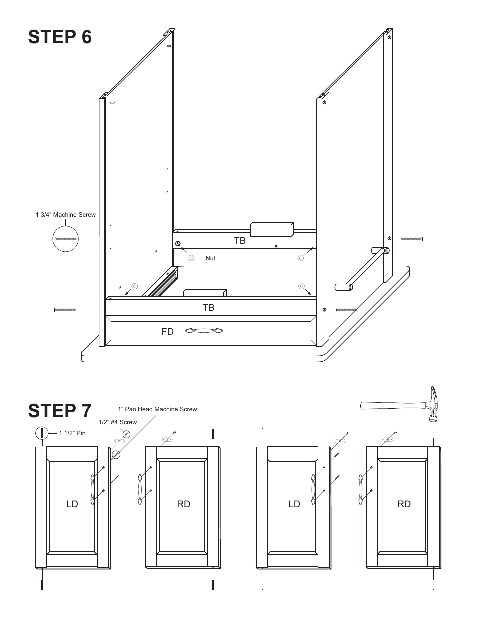 Step 6 step 7 | Catskill Craftsmen 63036 User Manual | Page 7 / 14