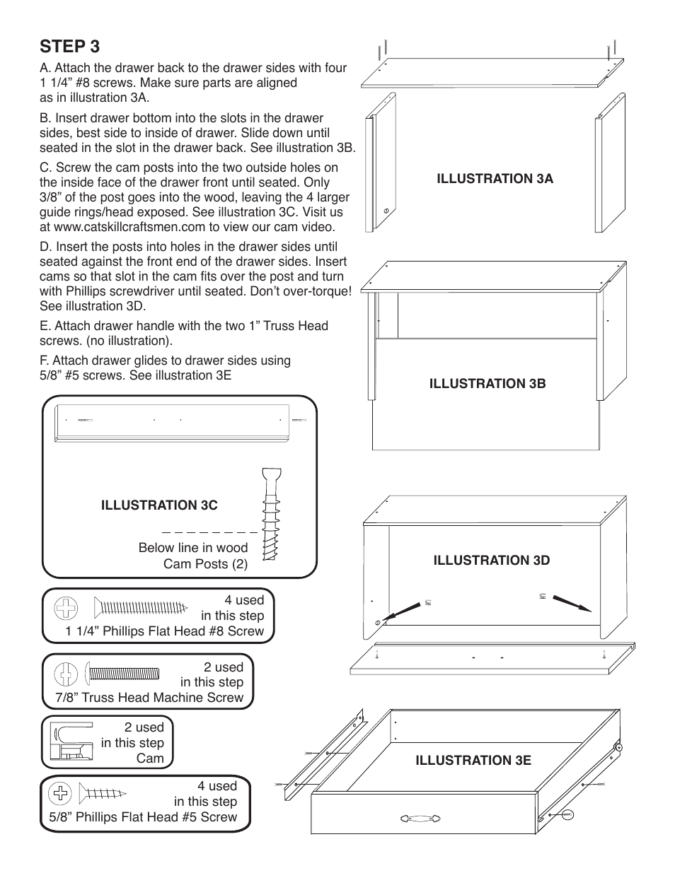 Step 3 | Catskill Craftsmen 61532 User Manual | Page 5 / 12