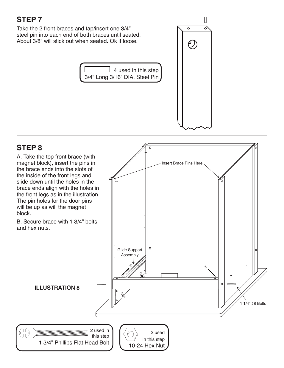 Step 7, Step 8 | Catskill Craftsmen 61532 User Manual | Page 8 / 12