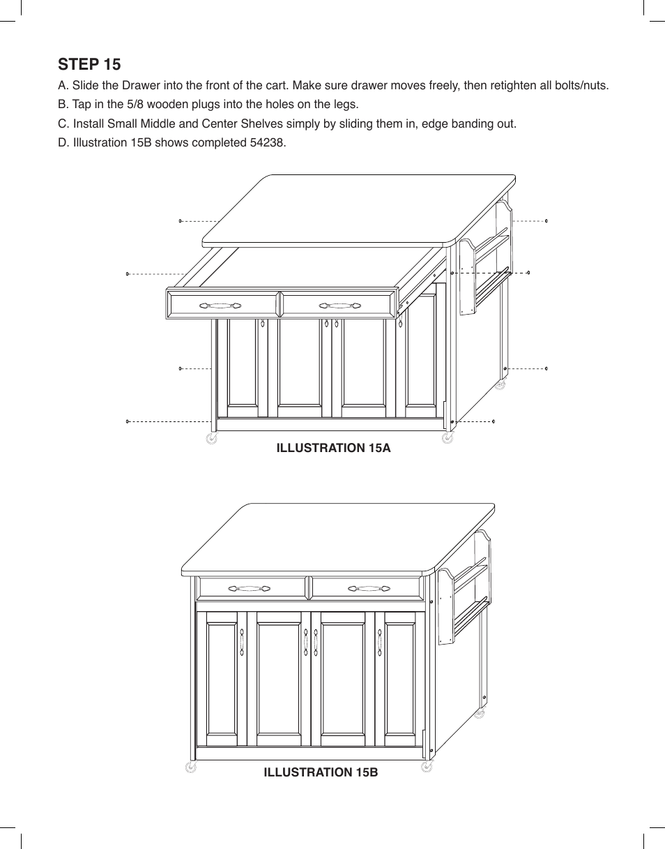 Step 15 | Catskill Craftsmen 54238 User Manual | Page 13 / 14