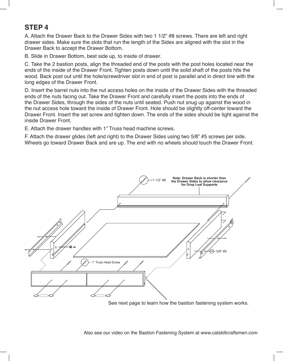 Step 4 | Catskill Craftsmen 54238 User Manual | Page 5 / 14